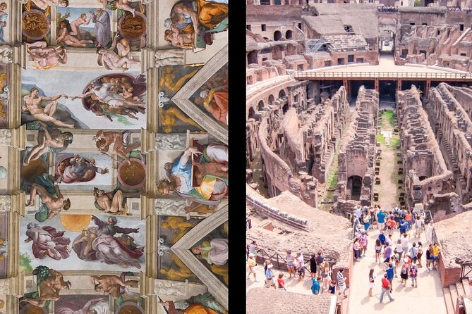 1-Day Rome: Vatican & Colosseum Tour with Transport - St. Peter’s Square Time: Outside Explanations and Your Own Pace
