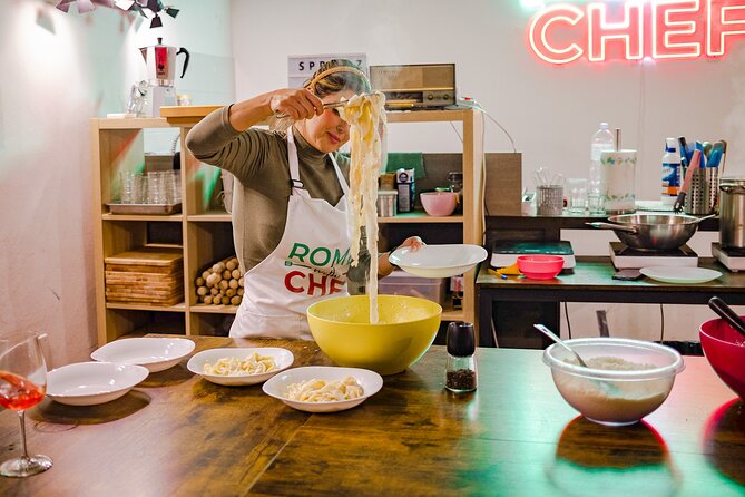 2-in-1 Pasta and Tiramisu Cooking Masterclass in Rome - Dietary Restrictions: Know This Up Front