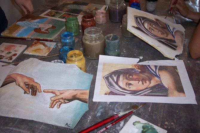Ancient Art Workshop: Fresco - The “how-to” part: transferring marks and building the final look