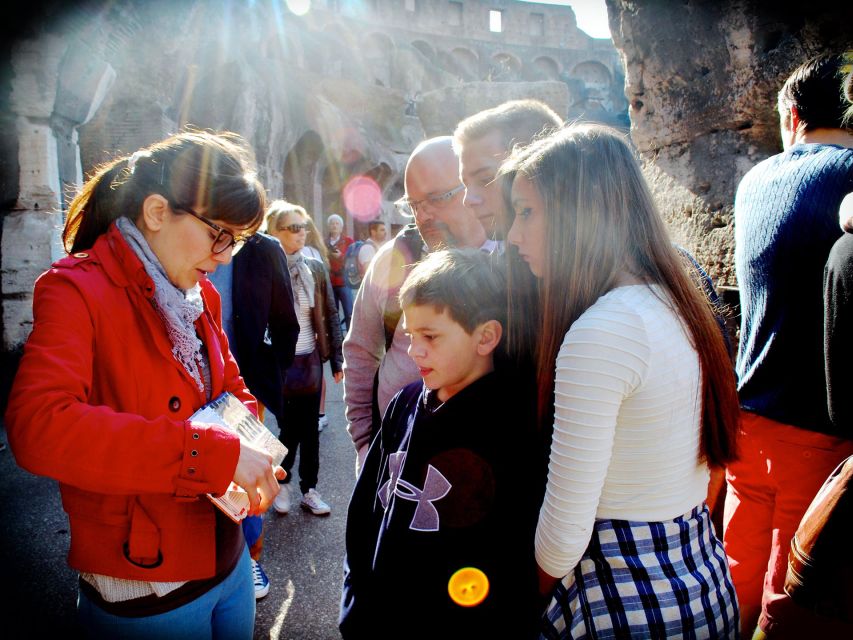 Ancient Rome Adventure Family Private tour - Entering the Colosseum first, with a kid-friendly guide