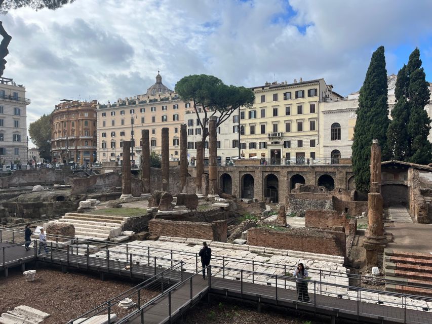 Ancient Rome: Archeological area Largo Argentina - Four temples from the 4th to the 1st centuries BC