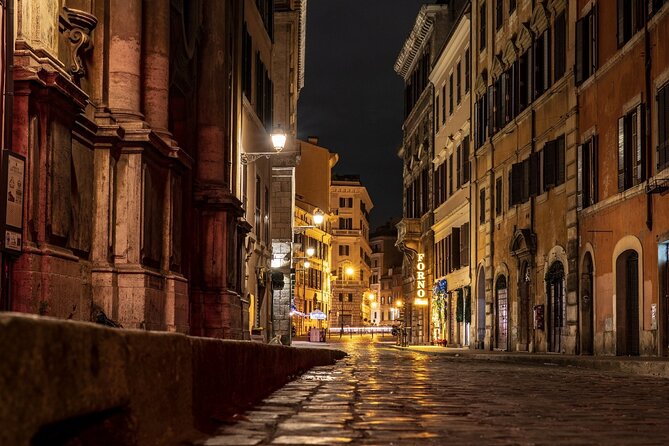 Ancient Rome at Twilight Walking Tour - Monti streets at night, with context for what you are seeing