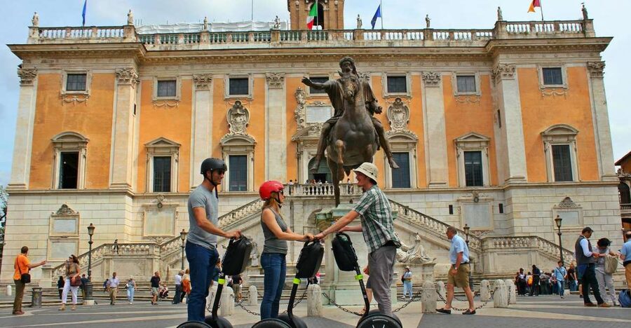 Ancient Rome Half-Day Segway Tour - Palatine Hill panoramas and the Romulus and Remus thread
