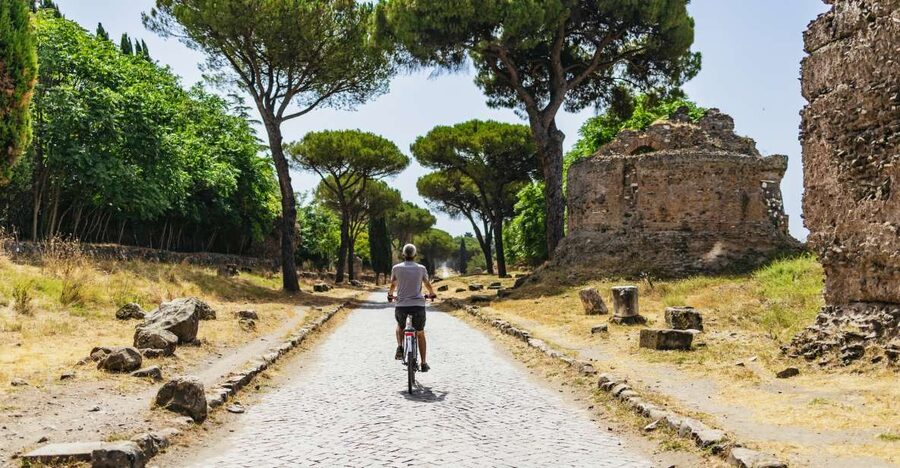 Appia Antica: Full Day Bike Rental with Customizable Routes - Where you start, what the pickup is like, and when to plan your timing