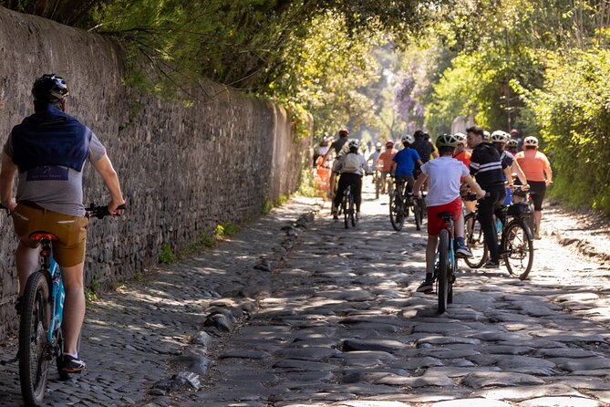 Appian Way Aqueducts Extended E-Bike & Food Adventure -45kms - Riding 45 km of the Appian Way on an e-bike