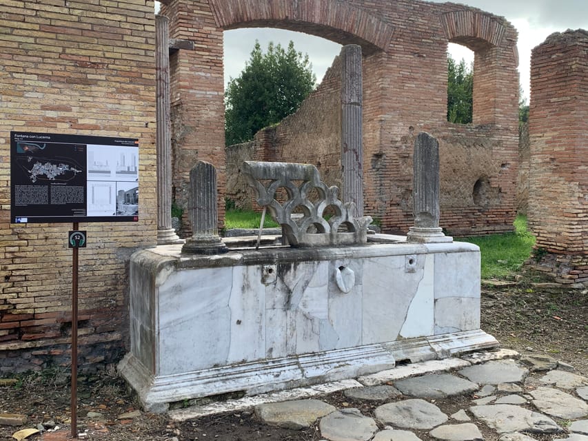 Archeological Area of Ostia Antica Entry Ticket - What to prioritize: Decumanus Maximus, Baths of Neptune, and mosaic houses