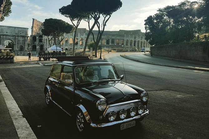 Best neighborhoods of Rome by Mini Cooper Classic Cabriolet - Piazza di Spagna and Piazza Cavour, Rome’s shopping psychology by car
