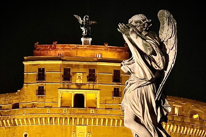 Best of Rome by Night Private Sightseeing Chauffeured Tour | pick up/Drop off - Trevi Fountain after dark: biggest baroque icon, shortest time