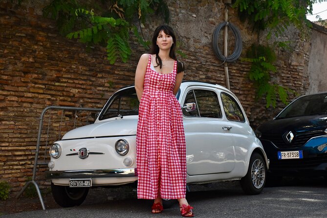 Catacombs, Appian, Aqueducts, in a Fiat500 with a local, Pick-up - The Appian Way mausoleum-turned-castrum moment