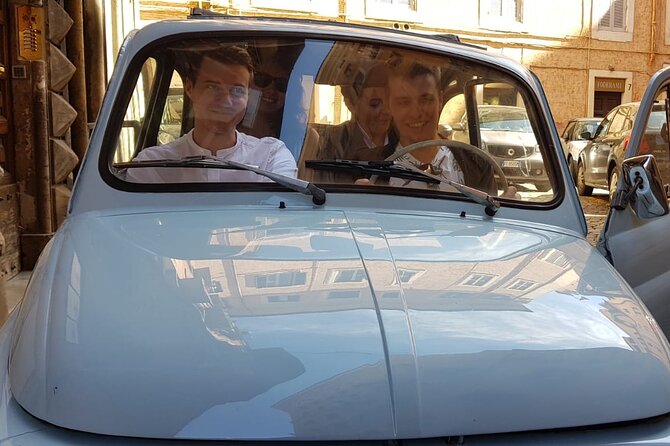 Classic Fiat 500 Rental in Rome - Janiculum Hill and the Rome viewpoints you can reach by car