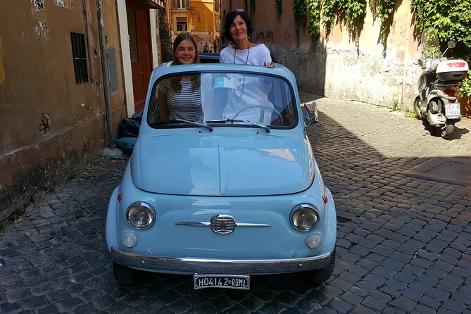 Classic Fiat 500 Rental in Rome - Castelli Romani and a possible run to Frascati