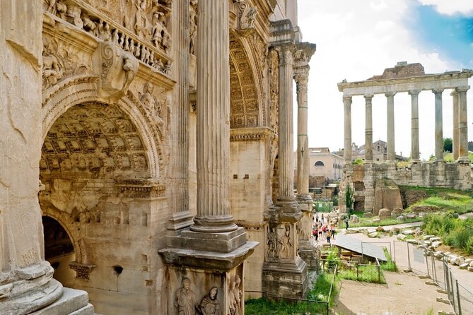 Colosseum Arena Floor Guided Group Tour with Roman Forum and Palatine Hill - Roman Forum stop: 45 minutes to connect temples, courts, and daily life