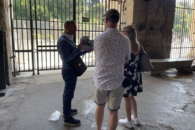 Colosseum Arena Private Tour with Access Forum and Palatine hill - Palatine Hill next: Romulus and Remus, plus views that give you orientation