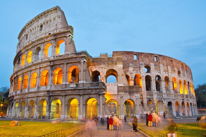 Colosseum by Evening Guided Tour with Optional Arena Floor Access - Entering the Colosseum after hours, with reserved entrance