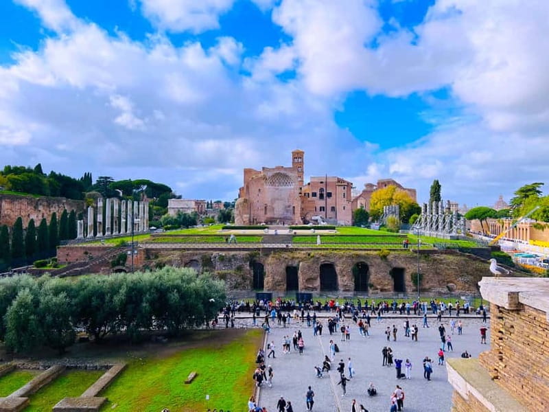 Colosseum, Forum and Ancient Rome Semi-Private Guided Tour - Meeting at Colosseo Metro, green kiosk, Empire Tour sign