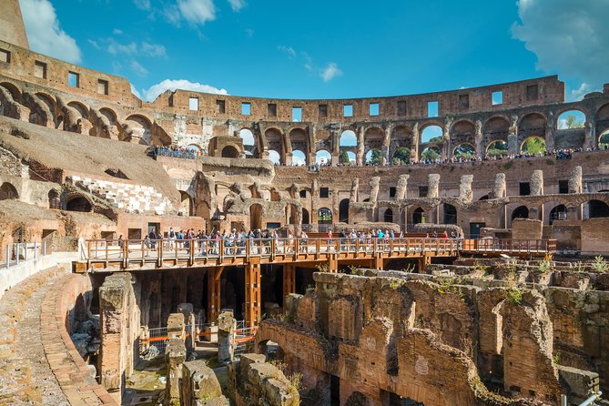 Colosseum Gladiator's Arena Guided Tour - Palatine Hill: 10 minutes of viewpoints, and a ticket detail to confirm