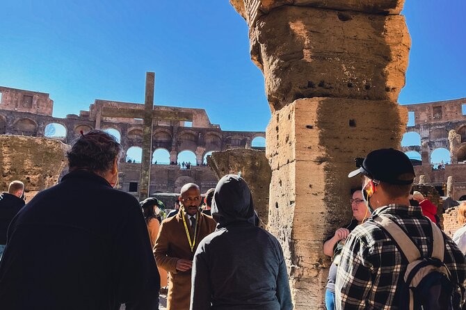 Colosseum, Palatine Hill and Roman Forum Group Tour - Inside the Colosseum: Levels, Arena Imagination, and Big Engineering