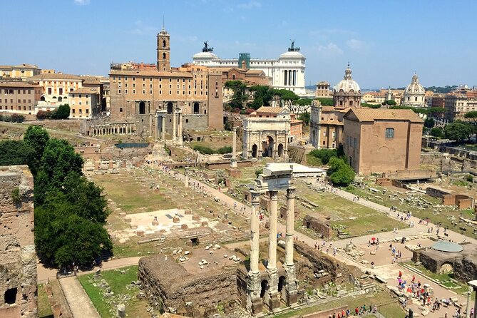 Colosseum, Roman Forum and Palatine Hill Skip Line Private Tour - Arena time: entering through gladiators’ doors in 15 minutes