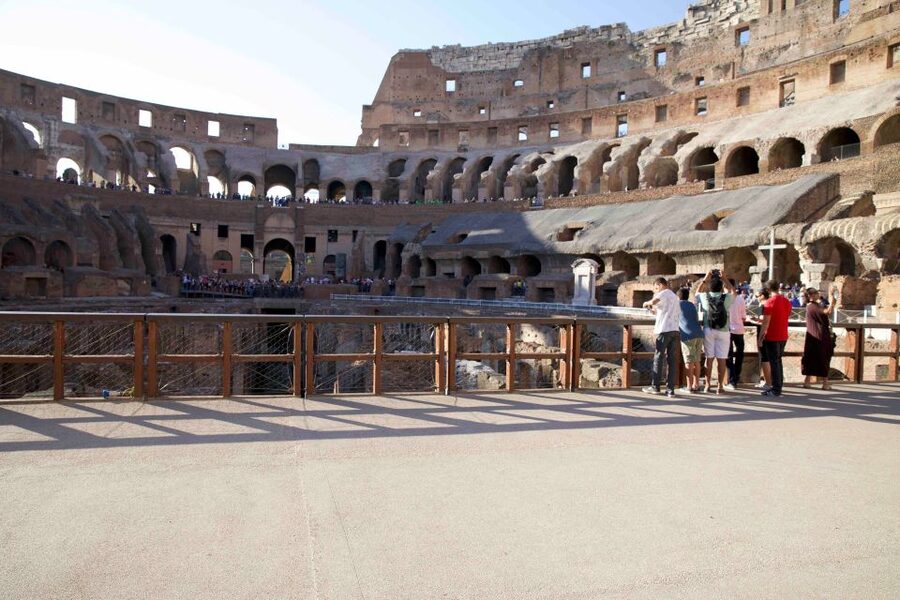 Colosseum: Semi Private Tour with VIP Arena Access - Meeting Point on Via dei Fori Imperiali: Find the T-Shirt, Not the Stress