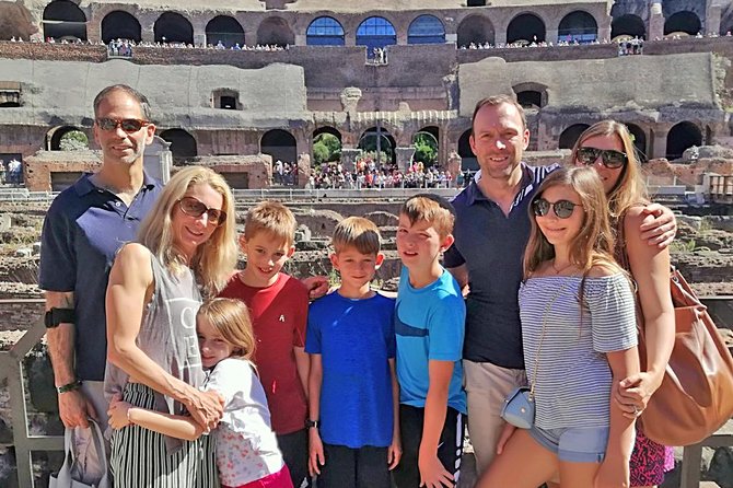 Colosseum Tour for Kids and Families with Roman Forum And More! - Entering the Colosseum arena with a guide who teaches through stories