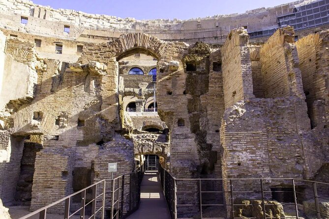 Colosseum Underground Tour and Access to Forum and Palatine Hill - The arena floor stop, gladiator viewpoint, and the photo moment that lands