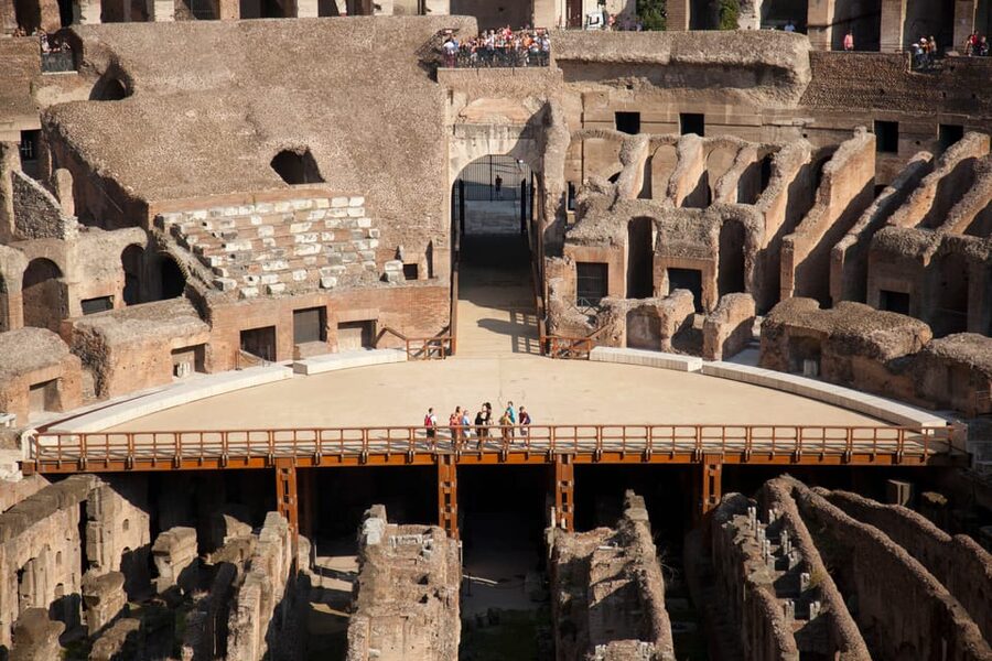 Colosseum with Arena Floor, Palatine Hill & Forum Tour - Stepping Into the Colosseum Arena Floor