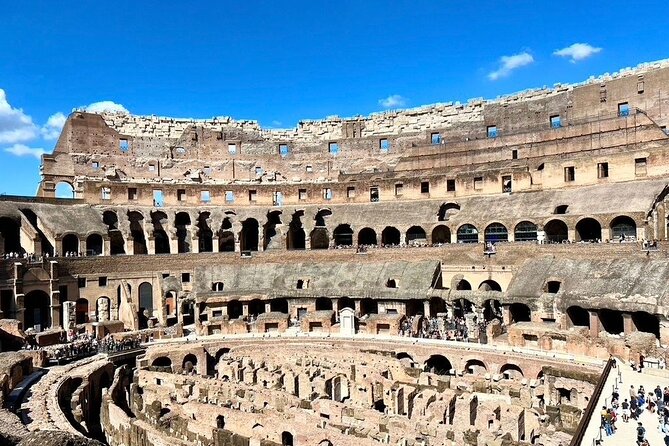 Colosseum with Arena guided tour up to 14 people - Palatine Hill and Roman Forum Access: Self-Guided, With a Real Catch