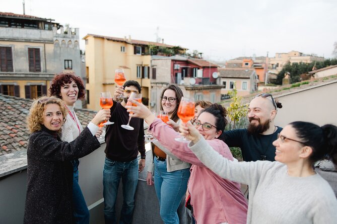 Devour Rome Trastevere/Jewish Ghetto Food Tour Rooftop Aperitivo - Timing and walking pace: 3.5 hours that stay snackable