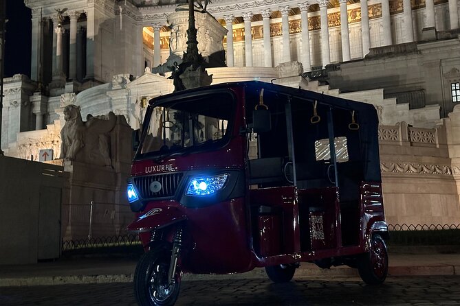 E-Tuk Tour: Rome by Night - Key highlights at a glance
