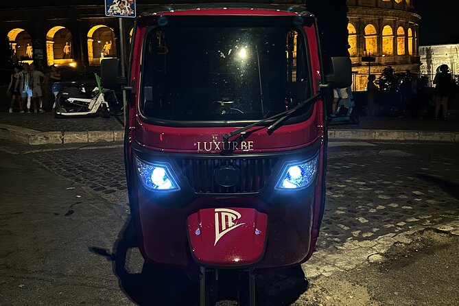 E-Tuk Tour: Rome by Night - Pincio promenade viewpoints over the city lights