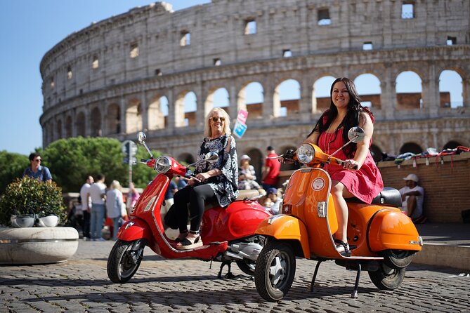 Explore Rome on a Vespa: Uncover the City's Hidden Gems - Colosseum to Piazza Venezia: context in a single sweep