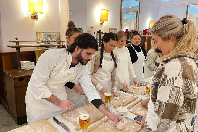 Fettuccine Pasta Cooking Class in Rome City Center - The first hour: mixing, kneading, rolling, and cutting fettuccine