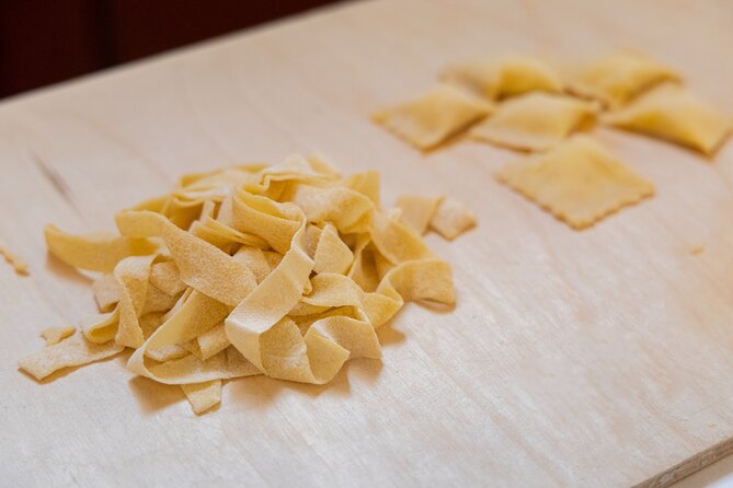 Fettuccine, Ravioli and Tiramisu Pasta Making in Rome - The Best Part: Wine, Limoncello or Coffee, and Sharing Results