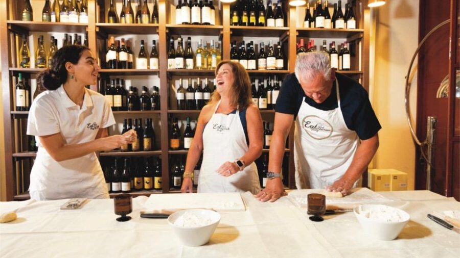 Fettuccine, Ravioli and Tiramisu Pasta Making in Rome - Gusto Restaurant Location: Central Rome, Easy to Find