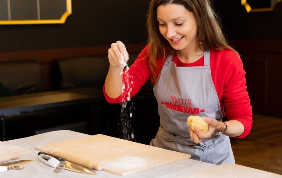 Fettuccine & Tiramisu Masterclass: Pasta & Dessert - Wine, limoncello, or coffee, plus your meal at the table