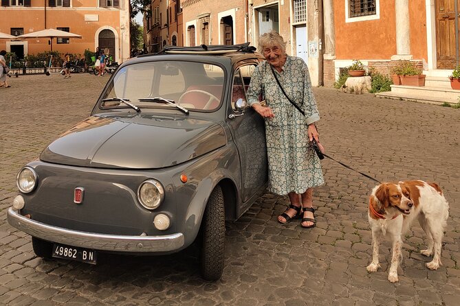 Fiat 500 in Rome - experience with a Roman - Rome in a restored Fiat 500, why it works so well