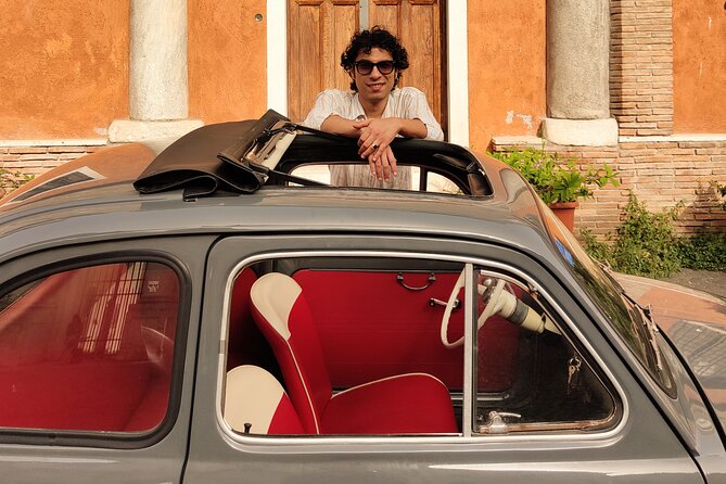 Fiat 500 in Rome - experience with a Roman - Circo Massimo and a fast look at Maxentius Thermal Bath