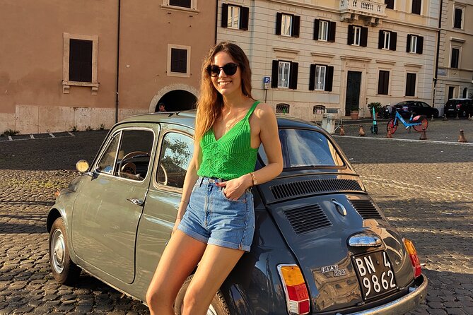 Fiat 500 in Rome - experience with a Roman - Stop 1: Largo Gaetana Agnesi, your quick Rome warm-up