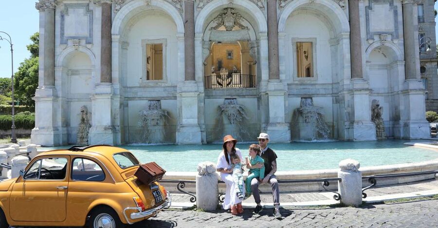 Fiat Cinquecento Vintage Rome City & Photo Tour - Gianicolo Terrace: the skyline finish that seals the tour