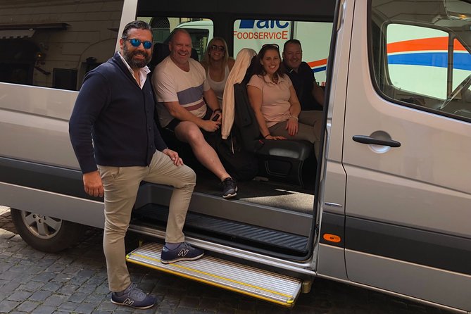 Fiumicino Airport private transfers with luxury Mercedes van - The drive into Rome: more than point A to B