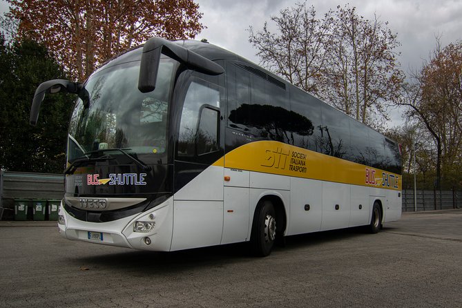Fiumicino Airport Shared Shuttle Bus to Rome Termini & Vatican - Comfort details that matter after a flight