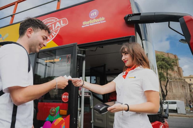 From Civitavecchia: Hop-On Hop-Off Rome Tour & Bus Transfer - The Sightseeing Experience App: free audio without the guesswork