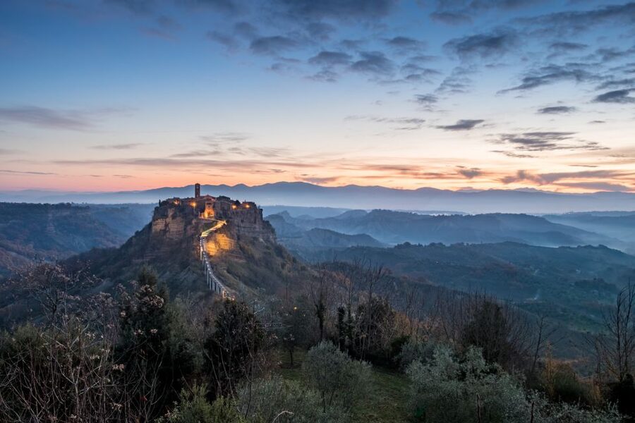 From Civitavecchia: the Dying City and Monster Park Tour - Civita di Bagnoregio: the bridge walk that sets the mood
