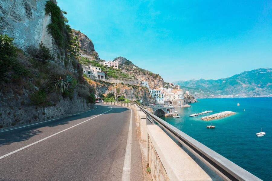 From Rome: Day Trip to Pompeii, Positano, and Amalfi - Amalfi Coast: Mediterranean Glints and Fishing Village Views