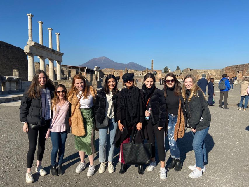 From Rome: Pompeii All-Inclusive Tour with Live Guide - The ride to Campania, comfort and how the road break fits in