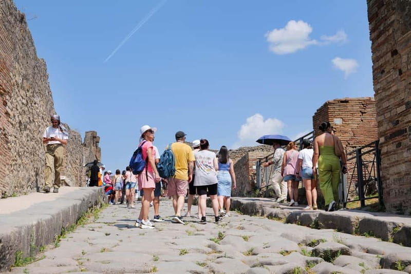 From Rome: Pompeii Ruins Tour with Expert Guide & Fast Train - Getting to Pompeii from Naples, step by step