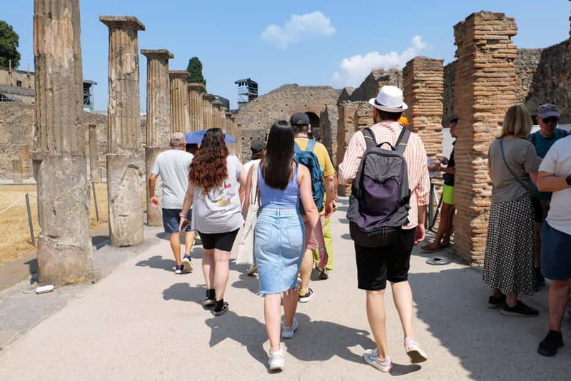 From Rome: Pompeii Ruins Tour with Expert Guide & Fast Train - Meeting in Naples with the inStazione team