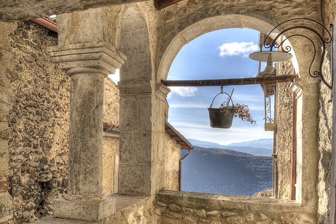 From Rome: Private Day Trip To Abruzzo, Hidden Gem Of Italy - Santo Stefano di Sessanio: medieval stone streets, flowers, and a living village mood