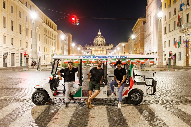 Fun Golf Cart Tour with Music and Gelato in Rome - Meeting Points and the Pace of a 2.5-Hour Route