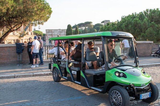 Glide Through Rome on a Golf Cart Adventure - Riding past Roman landmarks toward Piazza Venezia and the Vittoriano